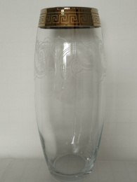 Ваза для цветов стеклянная бочонок h-26см Flora Ностальгия, в п/у Gid Glass GN43966/01