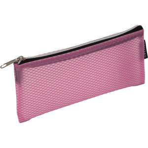 Пенал Devente плоский Armour, розовый, на молнии 7024441