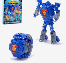 Трансформер-робот Часы, синий, в коробке Автоботы SL-01900B/3763348