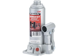 Домкрат  3т гидравлический бутылочный, высота подъема 194–372мм Matrix 50717