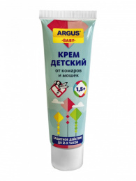 Крем от комаров 42мл детский с 1,5 лет Argus Baby AR-632