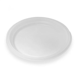 Тарелка одноразовая 205мм столовая, белый Юпласт ЮПОС2129