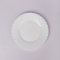 Тарелка стеклокерамическая мелкая 195мм White Pars Opal PO-195P