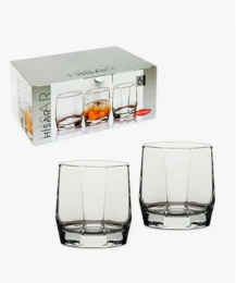 Набор стаканов стеклянных Hisar 6шт. 330мл низкий, в п/у Pasabahce Бор 42855