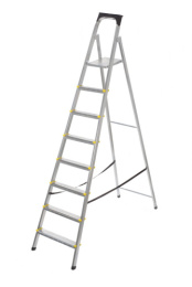 Стремянка металлическая  8 ступеней (1,74м) широкие Standart Amigo