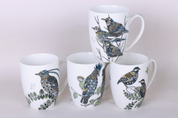 Кружка керамическая 350мл Птицы, в ассортименте Коралл 6145