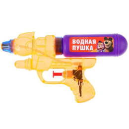 Бластер водяной 19,5см, цвета в ассортименте, в пакете Маша и медведь 9314743