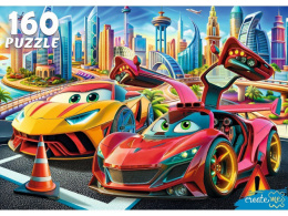 Пазлы  160 элементов Две модные машинки Ф160-6640