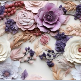 Клеенка столовая на тканевой основе с ПВХ покрытием 1,4х20м Grace STS055A