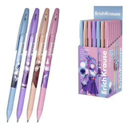 Ручка шариковая ErichKrause R-301 Manga Stick & Grip, синяя, 0,7мм 63910