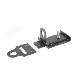 Засов универсальный Делга, серый, с проушиной Делга 36690