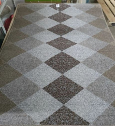 Коврик напольный на войлочной основе с низким ворсом Принт 120х250см p3280/a2p