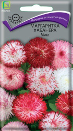 Маргаритка Хабанера микс махровая 10шт. цветной пакет Поиск