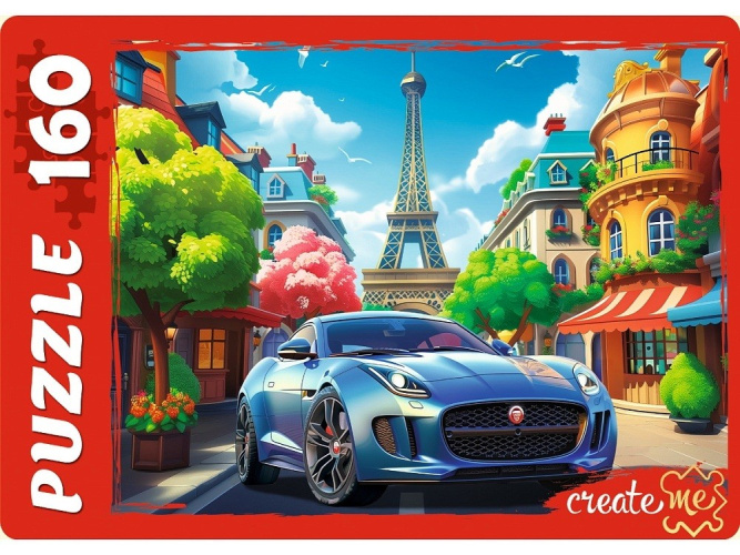 Пазлы  160 элементов Автомобиль в Париже УК160-1987