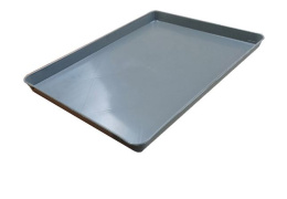 Поддон для рассады пластиковый 40х19х3см Марсель 40 универсальный, серый Агропласт БП-00001564