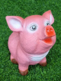 Фигурка садовая из полистоуна Свинка 13х9х15см ТулаСад 756
