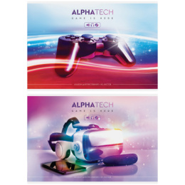 Альбом для рисования 40 листов Увлечения. Neon Alphatech А40_26248