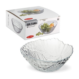 Салатник стеклянный Sultana 230мм, в п/у Pasabahce Бор 10284
