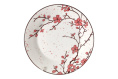 Тарелка фарфоровая мелкая 200мм Sakura Коралл SXY2406-FP80