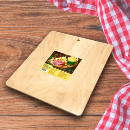 Доска разделочная экошпон без рисунка 300х210х80мм с отверстием ДомВуд Ф02/Д02