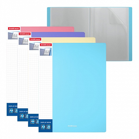 Папка с  20 файлами ErichKrause Matt Pastel 49940