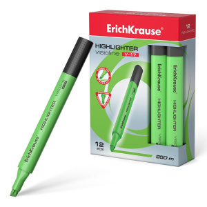 Текстовыделитель зеленый ErichKrause V-17 56701