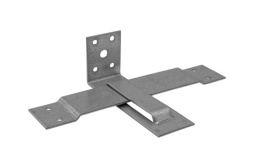 Уголок для скользящей опоры стропил РАZ 125х50х40х2 мм закрытая 404041