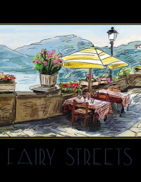 Тетрадь 200 листов (4х50л) Кафе на набережной, на кольцах, 4 цвета С0800-36