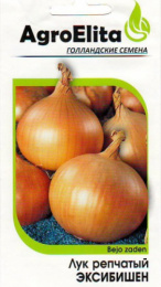 Лук репчатый Эксибишен  0,2г цветной пакет Агроэлита