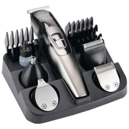 Набор для стрижки и бритья HS-9025 3 в 1, аккумуляторный, USB шнур, серый HomeStar 108150