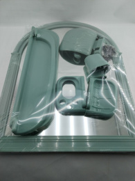 Набор для ванной комнаты с зеркалом Елена МХ 7 предметов зеленый Comfort life
 ЕК-106-08