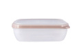 Контейнер для СВЧ пластиковый 1,2л прямоугольный Премиум Полимербыт С562