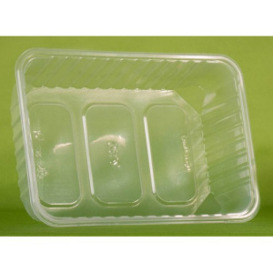 Контейнер одноразовый пластиковый с крышкой 186х132мм  750мл Юпласт ЮУПМ3320