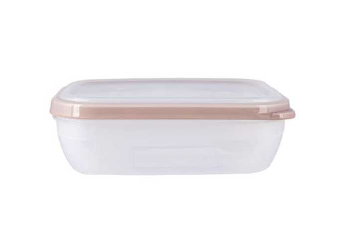 Контейнер для СВЧ пластиковый 1,2л прямоугольный Премиум Полимербыт С562