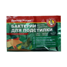 Бактерии для подстилки универсальные 75г Доктор Робик