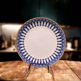 Тарелка керамическая мелкая 190мм Венеция Радужный Дом РД22390