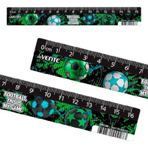 Линейка пластиковая 16см Devente Football 5091340