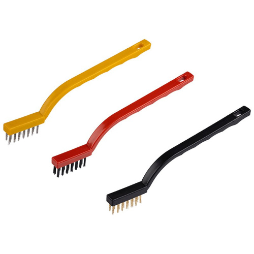 Щетки набор 3шт. металлические, пластиковая ручка Park 109865