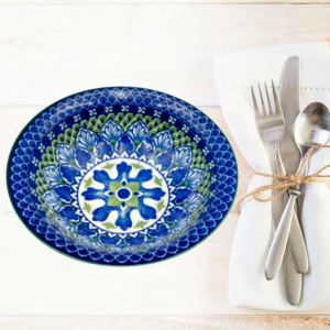 Салатник керамический 180мм синий Радужный Дом РД22499