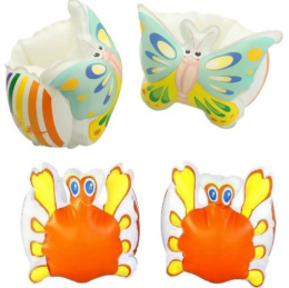 Нарукавники для плавания надувные детские 20х15см Крабик/Бабочка, в ассортименте, от 3 до 6 лет РЦ Восток 823-306