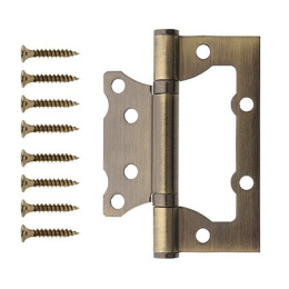 Петля накладная Code Deco 100х75х2,5-B2-AB бронза (бабочка) Code Deco 41894