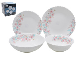 Набор столовый стеклокерамический 19 предметов Эвелина, в п/у Lavenir 19PCLWS 2046