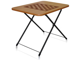 Стол складной туристический игровой с шахматной сеткой, 2 положения высоты Nika ТСТИ