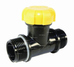 Кран пластиковый 3/4" КВ-20 садовый водопроводный Инструм-Агро 011837