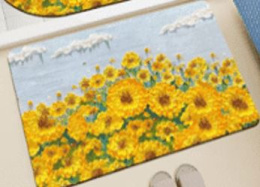 Коврик напольный для ванной на резин. основе Imperial 3Д 50х 80см #6