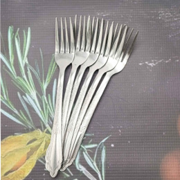 Набор вилок столовых из нержавеющей стали  6шт. Узор Радужный Дом РД85943