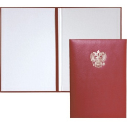 Папка адресная Герб РФ Devente, бумвинил, бордо 3078210