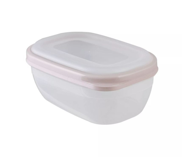 Контейнер для СВЧ пластиковый 0,50л прямоугольный Премиум Полимербыт С560