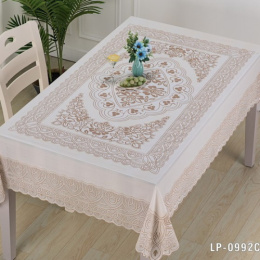 Клеенка - скатерть ажурная Lace 137х183см 10шт. в рулоне Grace LP-0992C