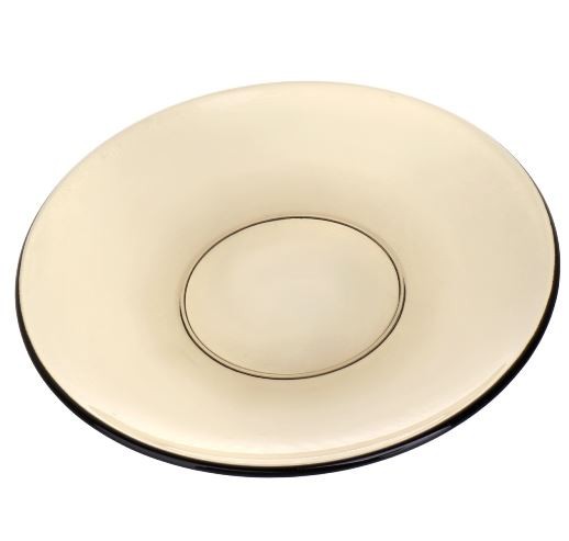 Блюдце стеклянное Basilico 160мм дымка Ca del Vetro 62063-01